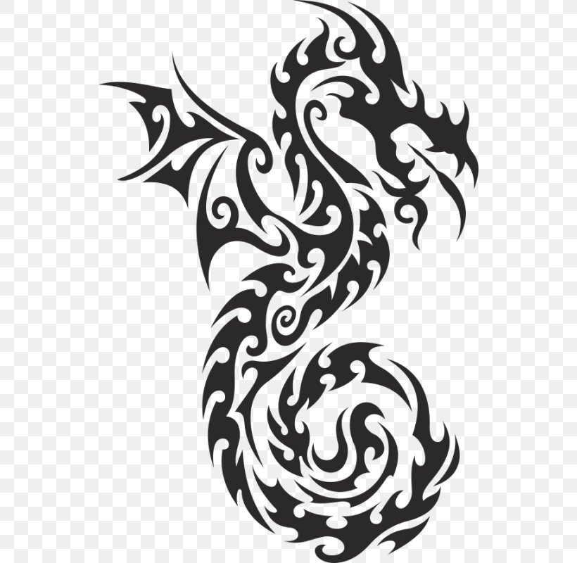 Tattoo Vector Graphics Chinese Dragon Clip Art, PNG, 800x800px, Tattoo, Black And White, Blackandgray, Cdr, Chinese Dragon Download Free