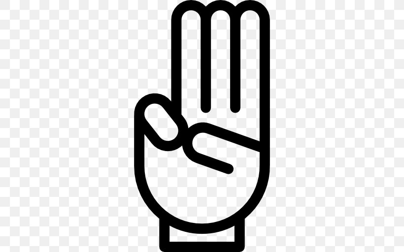 Symbol Black And White Finger, PNG, 512x512px, Emoticon, Black And White, Finger, Gesture, Hand Download Free