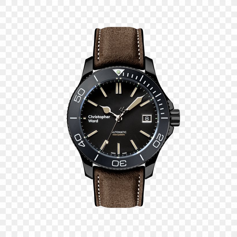Automatic Watch Swiss Made Christopher Ward Watch Strap, PNG, 2500x2500px, Watch, Automatic Watch, Bracelet, Brand, Christopher Ward Download Free