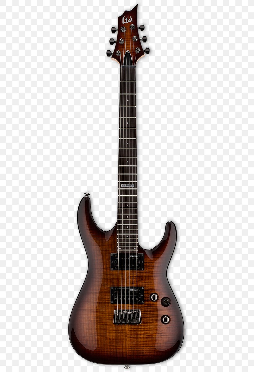 Seven-string Guitar ESP LTD EC-1000 Electric Guitar ESP Guitars, PNG, 412x1200px, Sevenstring Guitar, Acoustic Electric Guitar, Acoustic Guitar, Bass Guitar, Bolton Neck Download Free