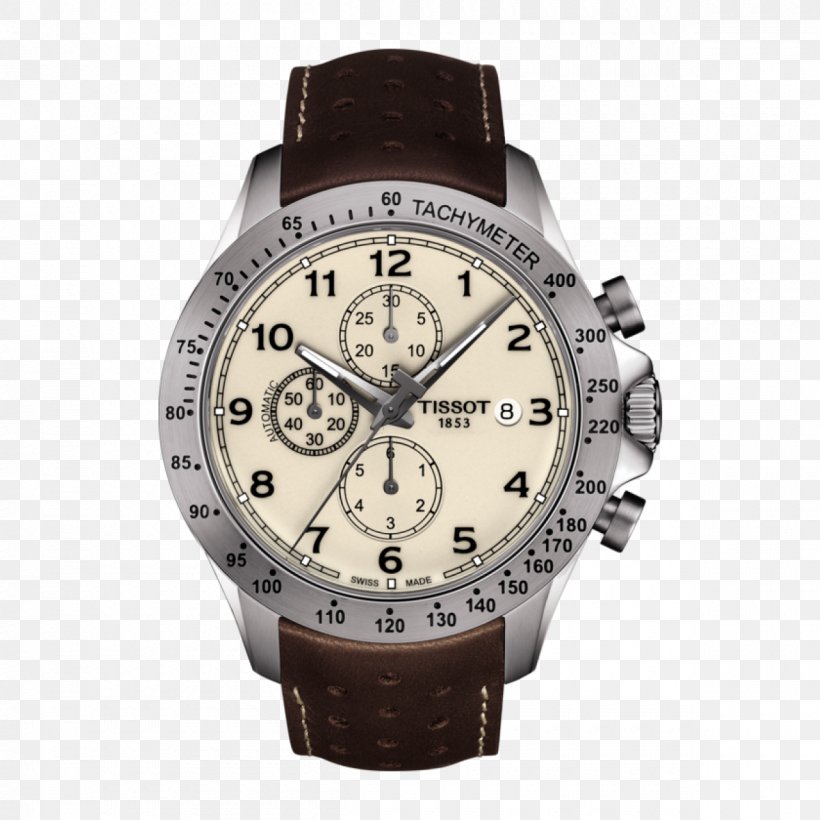 Tissot V8 Quartz Chronograph Jewellery Watch, PNG, 1200x1200px, Tissot V8 Quartz Chronograph, Automatic Watch, Brand, Brown, Chronograph Download Free