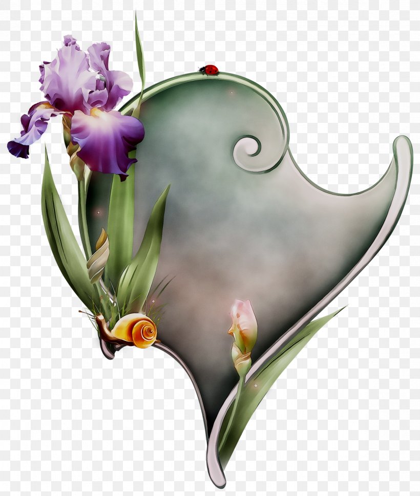 Flowering Plant Purple Plants, PNG, 2351x2779px, Flower, Cattleya, Flowering Plant, Heart, Iris Download Free