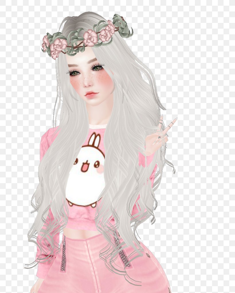 Headpiece Pink M Doll, PNG, 744x1024px, Watercolor, Cartoon, Flower, Frame, Heart Download Free
