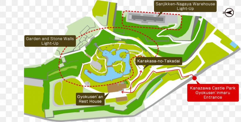 Kanazawa Castle Park Gyokusen-Immaru Garden Kaga Domain Hokuriku Region, PNG, 1000x509px, Kanazawa Castle, Area, Castle Town, Garden, Hokuriku Region Download Free