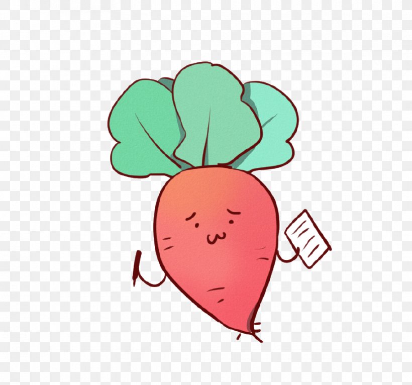 Vegetable Radish Carrot Cartoon Clip Art, PNG, 913x853px, Watercolor, Cartoon, Flower, Frame, Heart Download Free