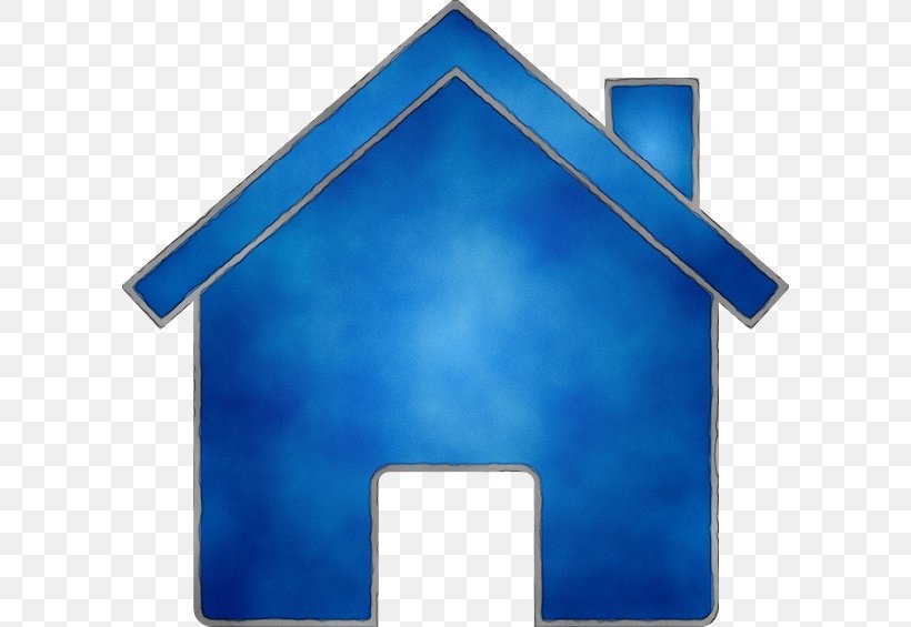 Blue Roof House Home Architecture, PNG, 600x565px, Watercolor, Architecture, Blue, Electric Blue, Home Download Free