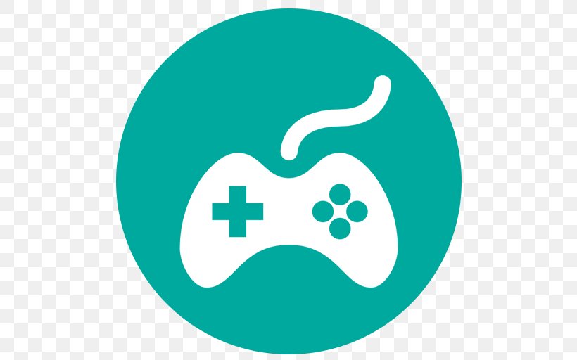 Game Controllers Xbox 360 Controller Joystick Video Game Consoles, PNG, 512x512px, Game Controllers, Aqua, Area, Blue, Brand Download Free