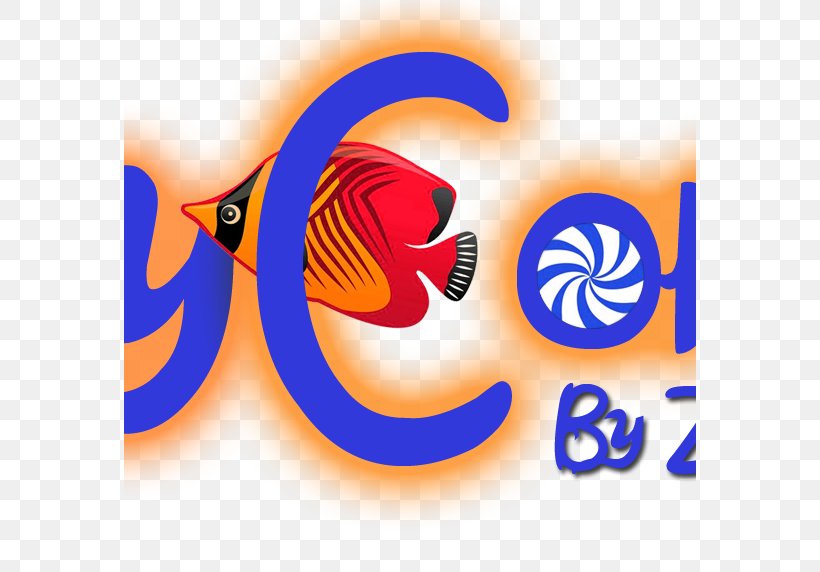 Illustration Clip Art Logo Cartoon Desktop Wallpaper, PNG, 572x572px, Logo, Cartoon, Computer, Electric Blue, Fish Download Free