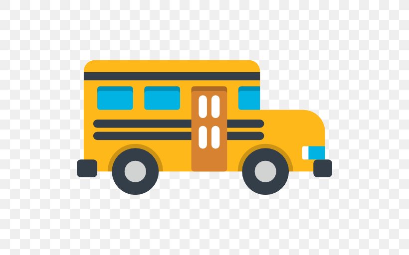School Bus Icon, PNG, 512x512px, Bus, Area, Cartoon, Clip Art, Computer Graphics Download Free