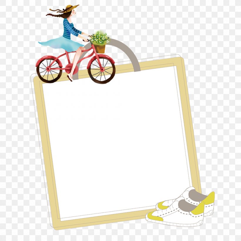 Bicycle Cycling Illustration, PNG, 1000x1000px, Bicycle, Area, Bicycle Accessory, Bicycle Frame, Child Download Free