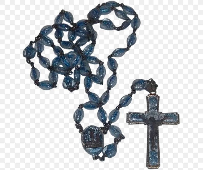 Lourdes Jewellery Bead Rosary Necklace, PNG, 689x689px, Lourdes, Bead, Blue, Body Jewellery, Body Jewelry Download Free
