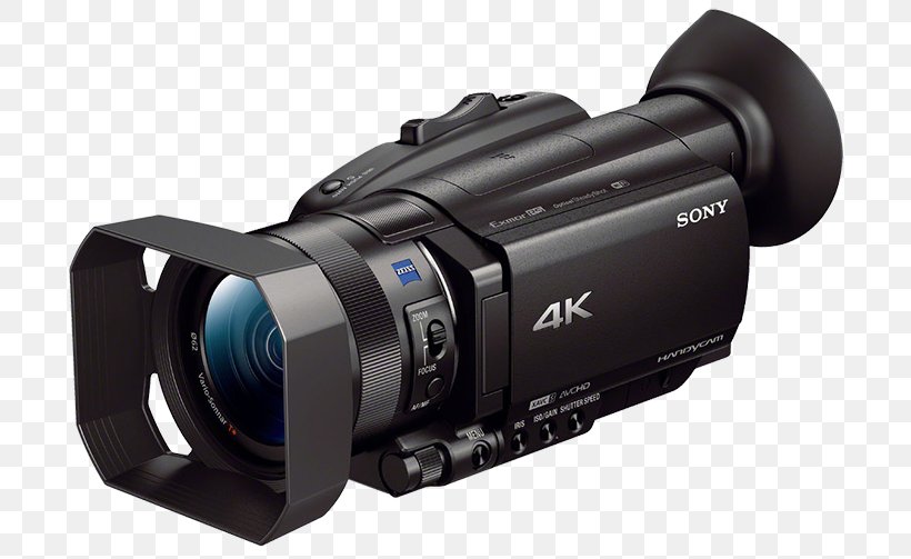 Sony FDR-AX700 4K Camcorder High-dynamic-range Imaging 4K Resolution Hybrid Log-Gamma, PNG, 700x503px, 4k Resolution, Highdynamicrange Imaging, Active Pixel Sensor, Camcorder, Camera Download Free