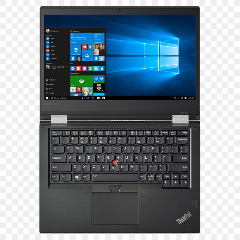 Laptop Lenovo ThinkPad Yoga 370 20J ThinkPad X1 Carbon Mac Book Pro, PNG, 1000x1000px, 2in1 Pc, Laptop, Computer, Computer Accessory, Computer Hardware Download Free