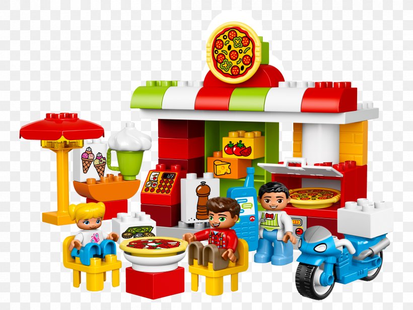 LEGO 10834 DUPLO Pizzeria Toy Pizza LEGO 10854 DUPLO Creative Box, PNG, 2400x1800px, Lego 10834 Duplo Pizzeria, Construction Set, Lego, Lego 10854 Duplo Creative Box, Lego City Download Free