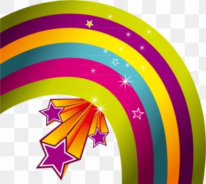 Creative Rainbow - Bingo Star Color Rainbow Display Resolution Wallpaper PNG