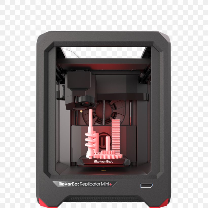 MakerBot Replicator Mini+ 3D Printer 3D Printing, PNG, 900x900px, 3d Computer Graphics, 3d Printing, 3d Printing Filament, Makerbot, Electronic Device Download Free