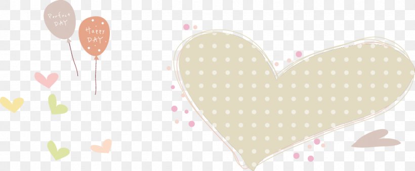 Paper Heart Petal Valentines Day Pattern, PNG, 975x404px, Watercolor, Cartoon, Flower, Frame, Heart Download Free