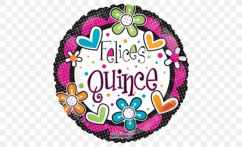 Birthday Happiness Quinceañera Party Toy Balloon, PNG, 500x500px, Birthday, Balloon, Blingee, Happiness, Latex Download Free