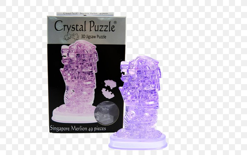 Jigsaw Puzzles 3D-Puzzle Merlion Crystal, PNG, 553x516px, Jigsaw Puzzles, Color, Crystal, Lion, Merlion Download Free