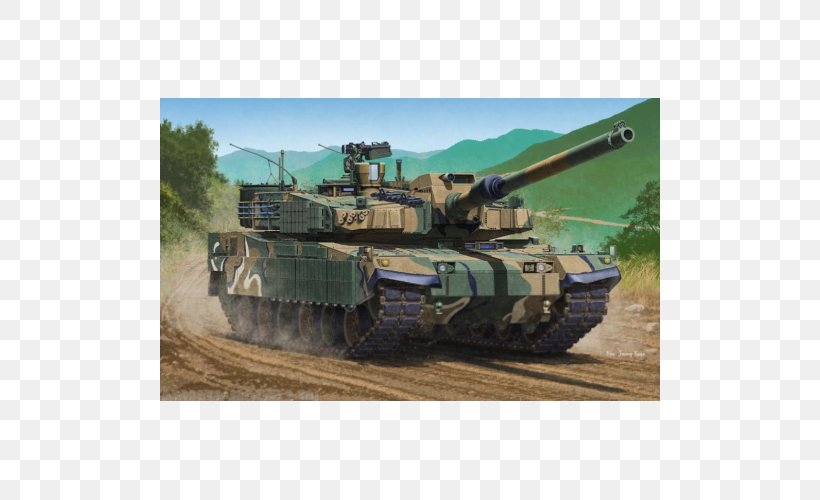 K2 Black Panther Main Battle Tank Republic Of Korea Army Plastic Model, PNG, 500x500px, 135 Scale, K2 Black Panther, Armored Car, Army, Churchill Tank Download Free