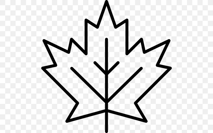 Maple Leaf Canada, PNG, 512x512px, Maple Leaf, Area, Autumn, Autumn Leaf Color, Black And White Download Free