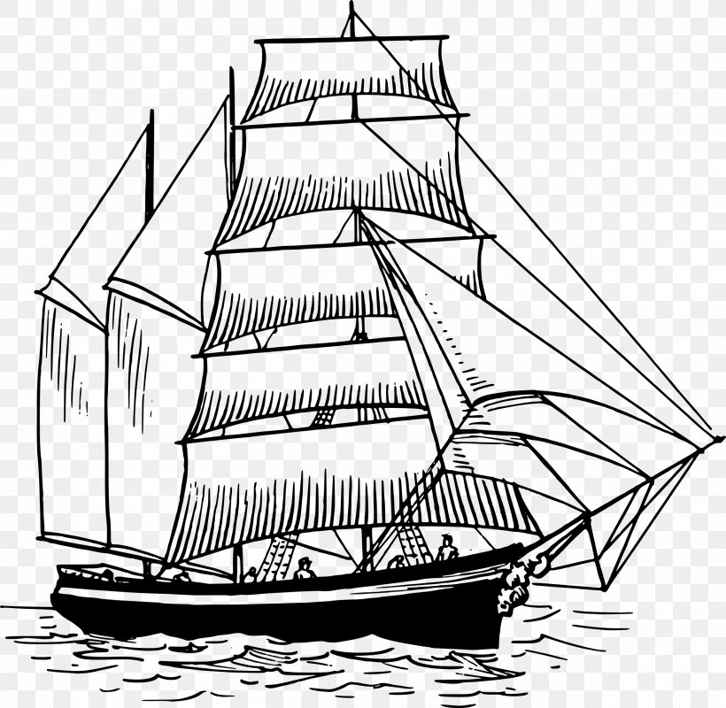 Sailing Ship Sailboat Clip Art, PNG, 2400x2343px, Sailing Ship, Artwork, Baltimore Clipper, Barque, Barquentine Download Free