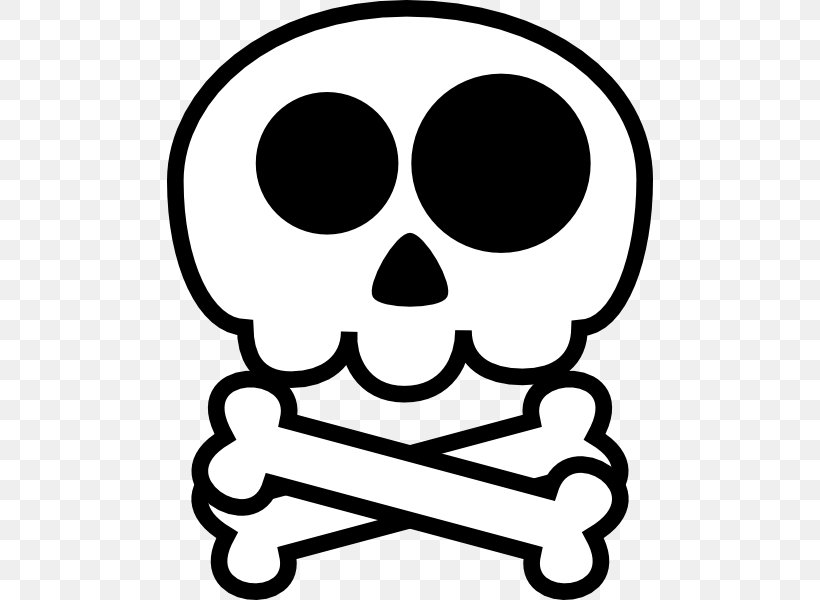 Bone Skull Skeleton Clip Art, PNG, 486x600px, Bone, Black And White, Bone Fracture, Dinosaur, Human Behavior Download Free