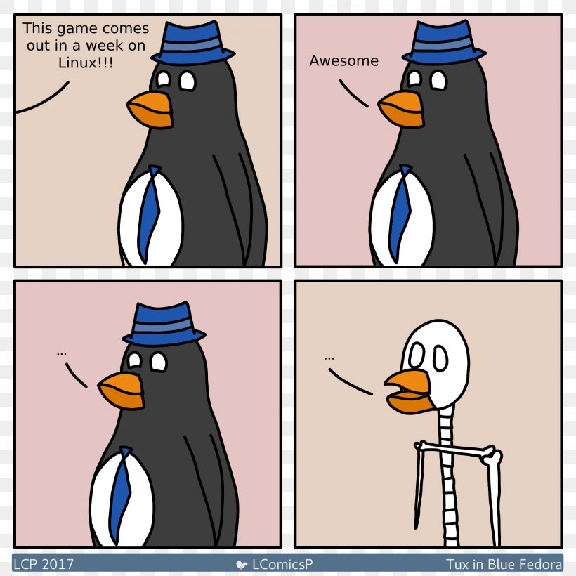 Cartoon Humour Linux Joke Comics, PNG, 2000x2000px, Cartoon, Beak, Bird, Brand, Caricature Download Free