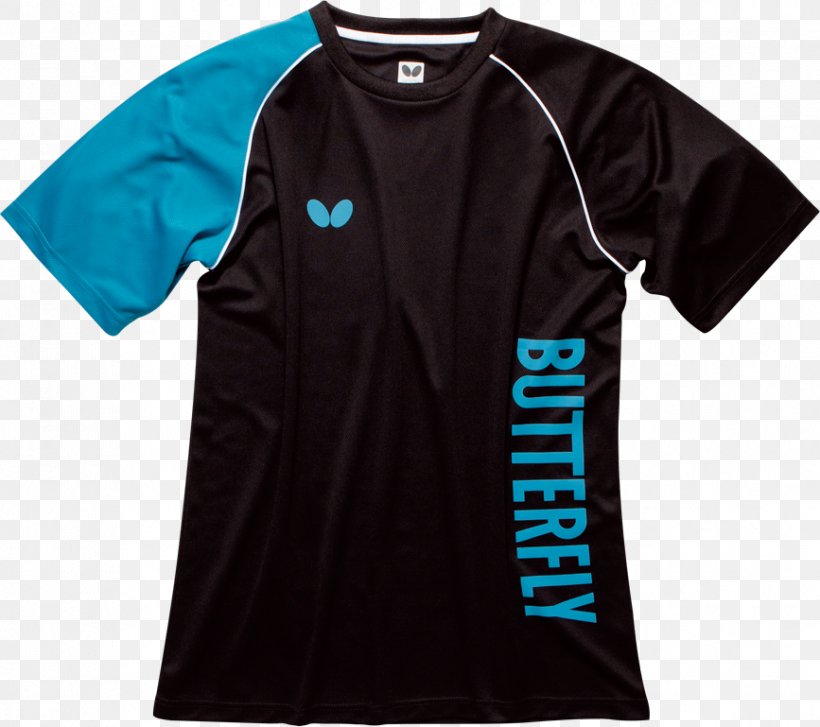 T-shirt Ping Pong Butterfly Clothing, PNG, 867x769px, Tshirt, Active Shirt, Black, Blue, Brand Download Free