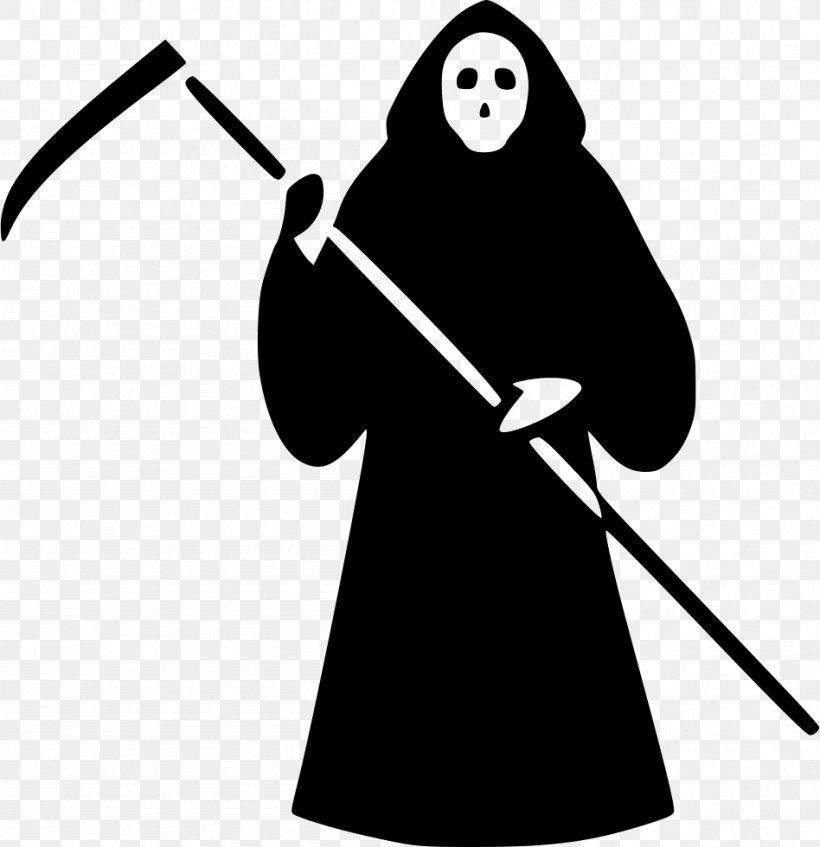 Death Clip Art, PNG, 948x980px, Death, Black, Black And White, Fictional Character, Pictogram Download Free