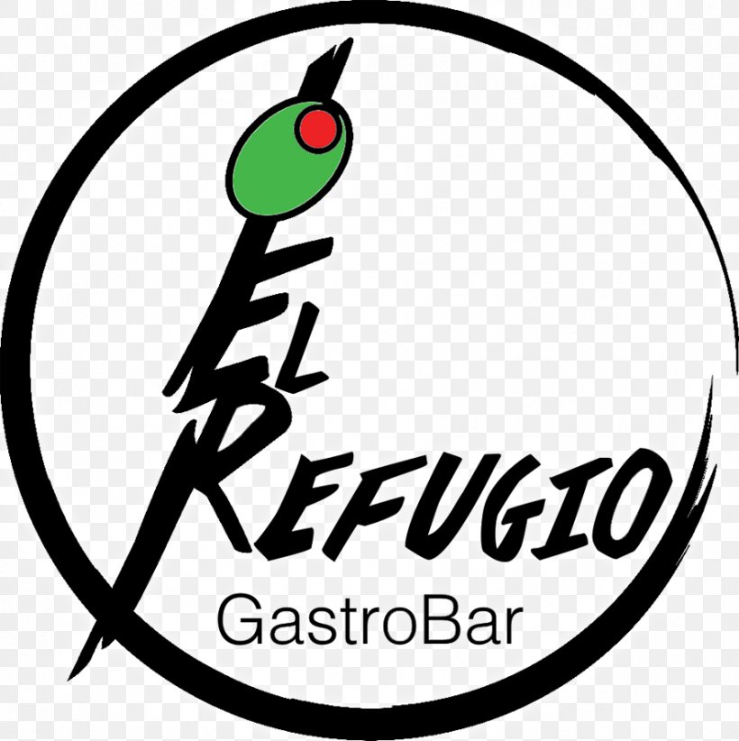 El Refugio Gastrobar Fast Food Brand, PNG, 887x890px, Gastrobar, Area, Artwork, Black And White, Brand Download Free