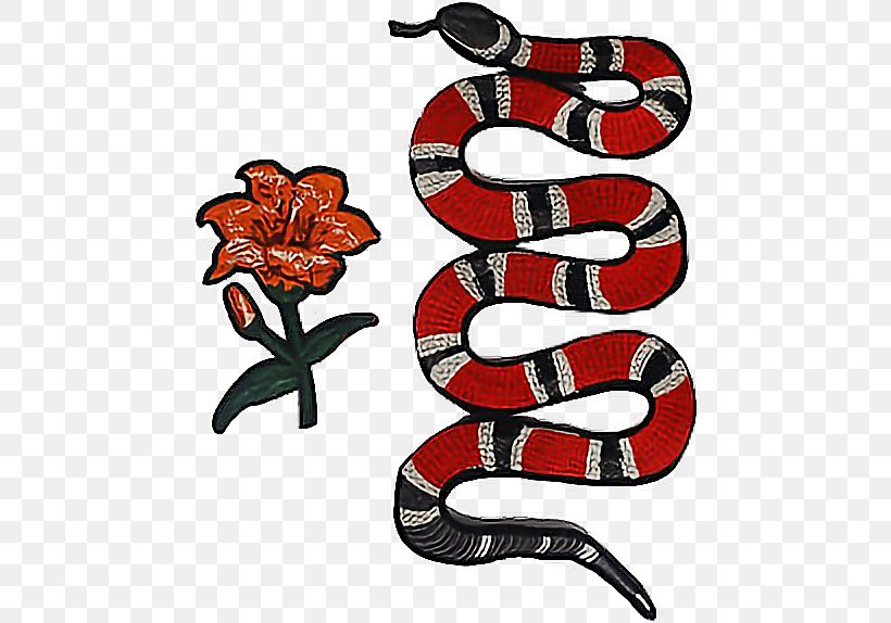 Gucci Embroidered Patch Snake Clothing 