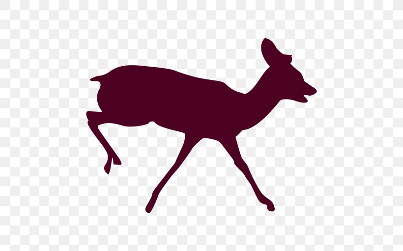 Reindeer Red Deer Canidae Animal, PNG, 512x512px, Deer, Animal, Antler, Black And White, Canidae Download Free