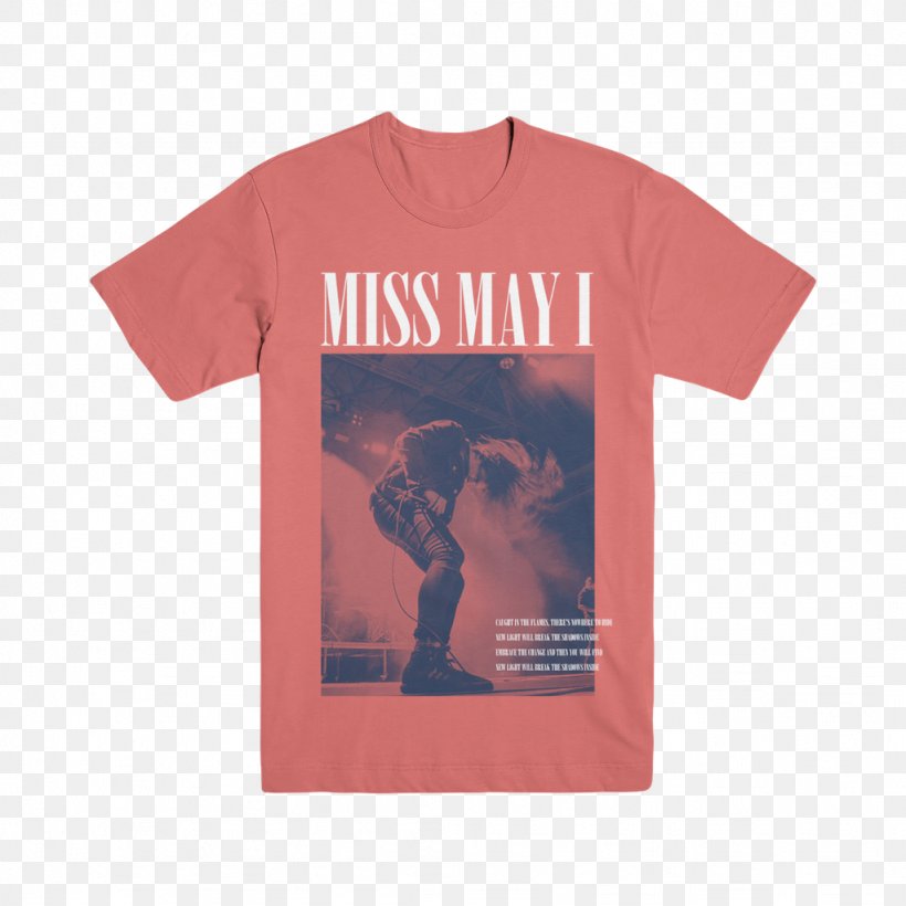 T-shirt Under Fire Crew Neck Miss May I, PNG, 1024x1024px, Tshirt, Active Shirt, Brand, Clothing, Crew Neck Download Free