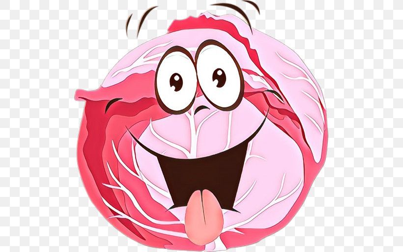 Cartoon Pink Face Facial Expression Lip, PNG, 517x512px, Cartoon, Face, Facial Expression, Head, Lip Download Free