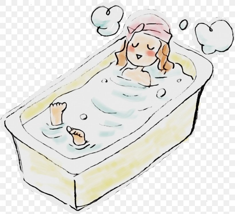 Cartoon Bathing Clip Art Bathtub Furniture, PNG, 1024x935px, Watercolor, Bathing, Bathtub, Cartoon, Furniture Download Free