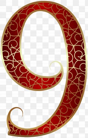 Number Gold Clip Art - Clip Art PNG