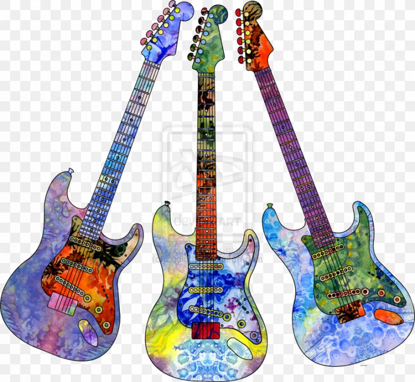 Bass Guitar Acoustic Guitar Electric Guitar Classical Guitar, PNG, 900x829px, Watercolor, Cartoon, Flower, Frame, Heart Download Free