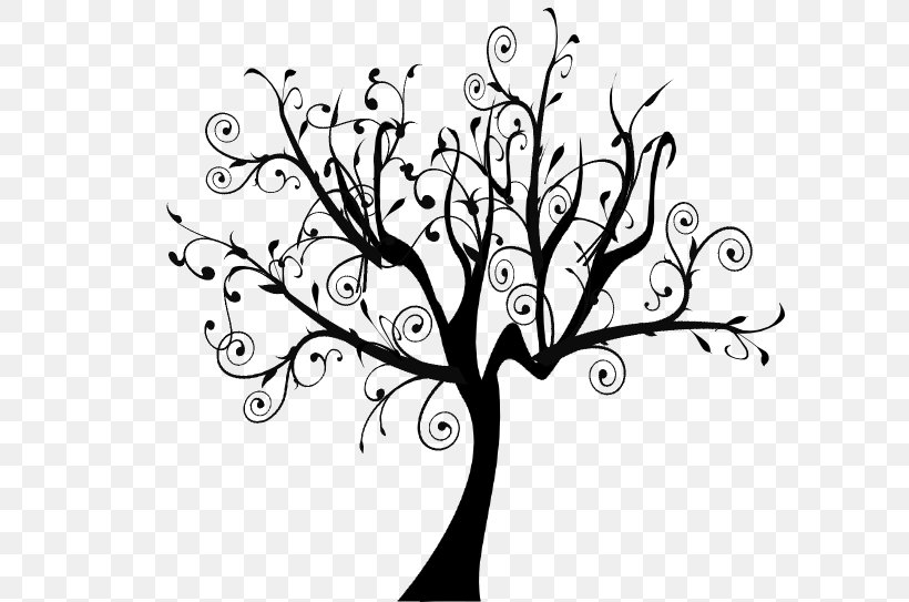 Branch Tree Clip Art, PNG, 600x543px, Branch, Artwork, Black And White, Document, Flora Download Free