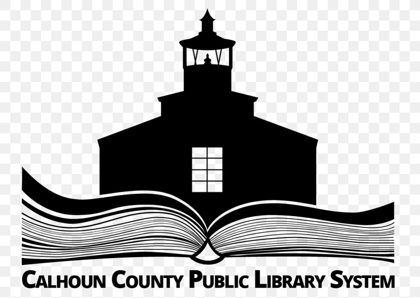 Calhoun County Office Public Library Information Logo, PNG, 768x582px, Library, Artwork, Black, Black And White, Brand Download Free