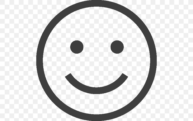 Smiley Happiness Clip Art, PNG, 512x512px, Smiley, Area, Black And White, Emoji, Emoticon Download Free