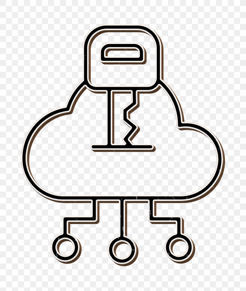 Cyber Icon Key Icon Cloud Icon, PNG, 960x1138px, Cyber Icon, Cloud Icon, Key Icon, Line Art Download Free