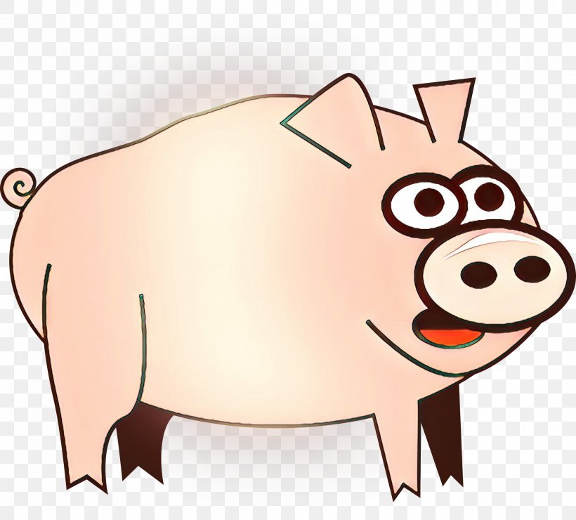 Pig, Smoking Cattle Clip Art Mammal, PNG, 2000x1805px, Pig, Bicycle, Boar, Cart, Cartoon Download Free
