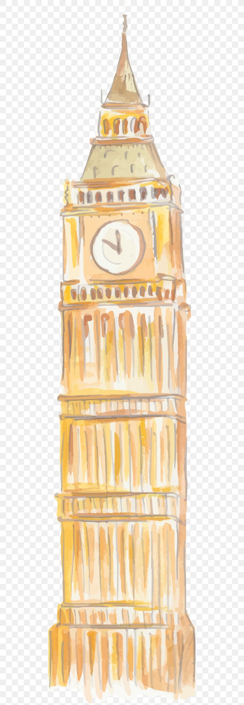 Big Ben Watercolor Painting, PNG, 495x2366px, Big Ben, Animation, Drawing, Google Images, London Download Free