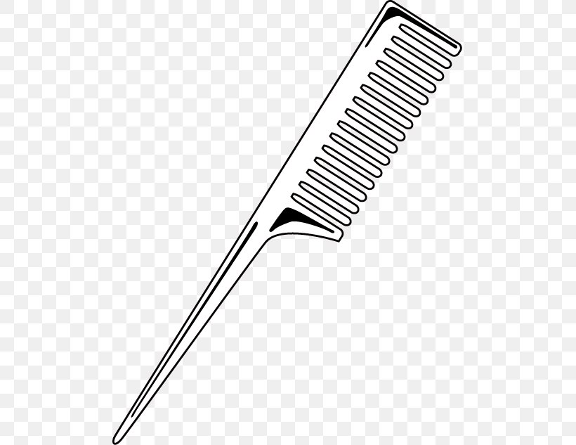 Comb Hairbrush Drawing Clip Art, PNG, 500x633px, Comb, Art, Barber, Barrette, Brown Hair Download Free