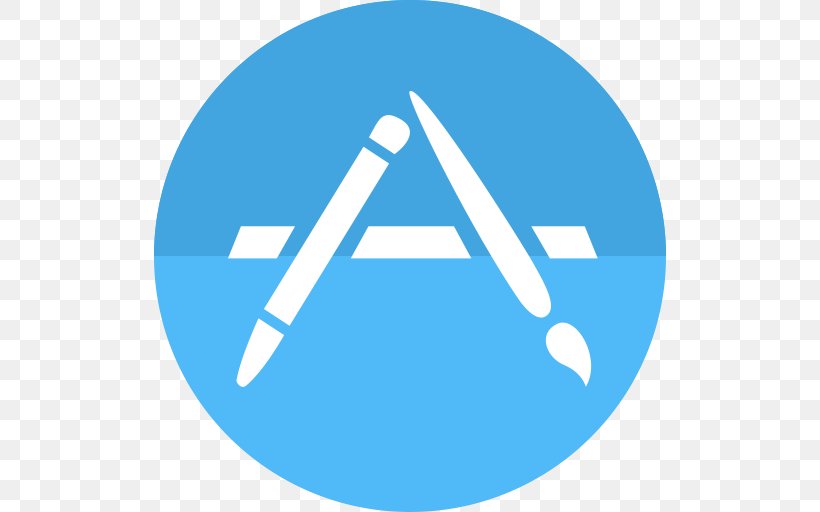 Macintosh App Store MacOS Apple, PNG, 512x512px, App Store, Apple, Area, Blue, Brand Download Free