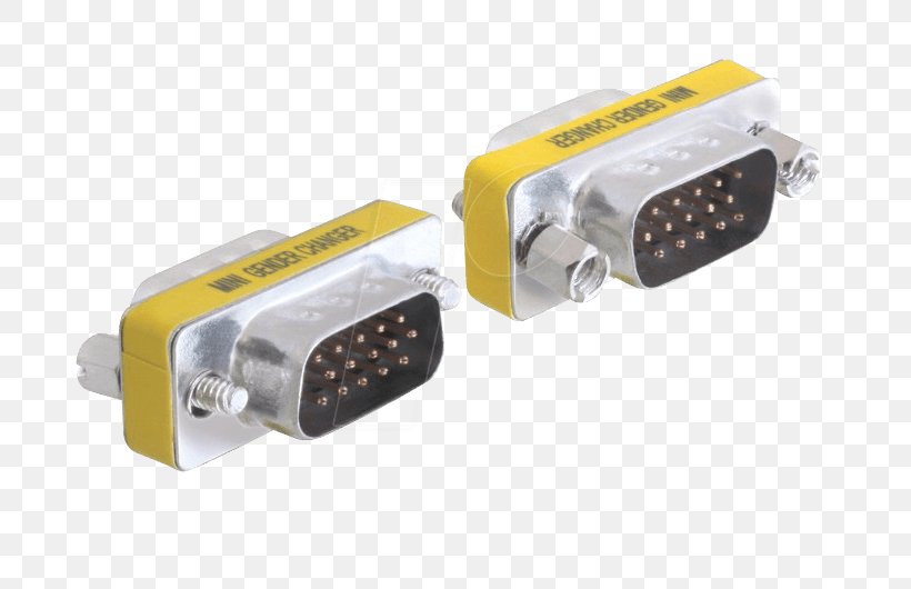 VGA Connector Adapter Electrical Connector Gender Changer Digital Visual Interface, PNG, 700x530px, Vga Connector, Adapter, Buchse, Cable, Computer Monitors Download Free