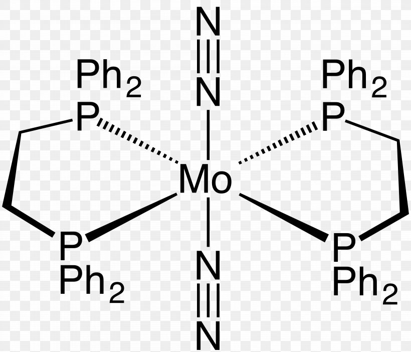 1,2-Bis(diphenylphosphino)ethane Transition Metal Dinitrogen Complex Ligand Coordination Complex, PNG, 8022x6875px, Bis, Area, Bisdiphenylphosphinomethane, Black, Black And White Download Free