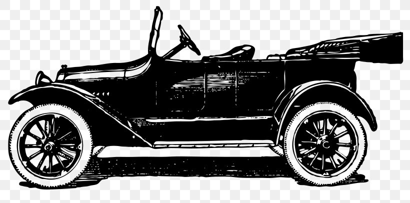 Antique Car Sports Car Vintage Car, PNG, 800x406px, Antique Car, Automotive Design, Black And White, Brand, Car Download Free