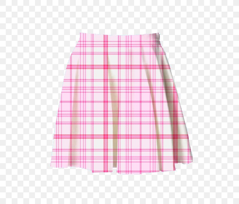 Skirt Tartan Full Plaid Pink M Dress, PNG, 700x700px, Skirt, Day Dress, Dress, Full Plaid, Magenta Download Free